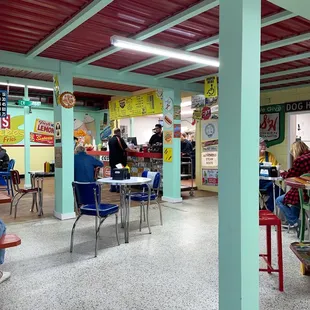 Inside