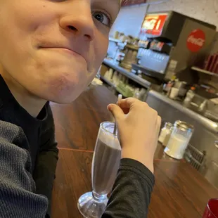 Chocolate milkshake