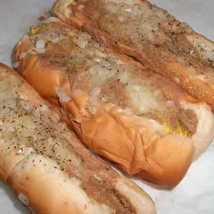 They don't look like much but when you unwrap them, they are heaven in a bun!