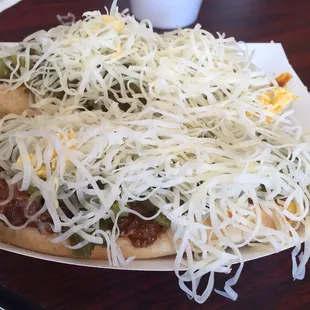 Pair of Swiss Coneys with relish