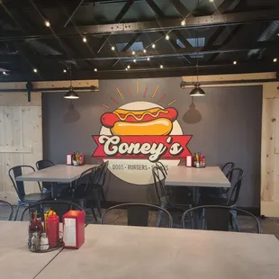 Seating with their logo