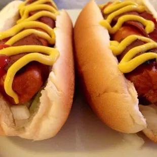 Plain hotdogs