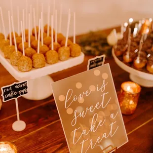 Cake Pops &amp; Shooters