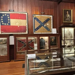 Collection of battle flags