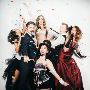 Cast of Confetti Eddie&apos;s Magic, Burlesk, and Sideshow