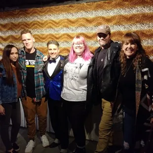 The family with Eddie Confetti.