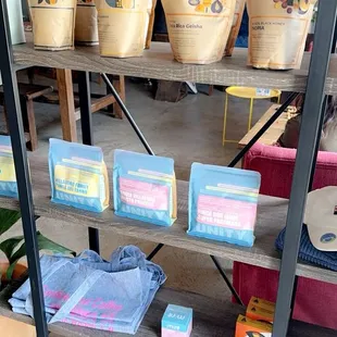 Buy merch or espresso to take home