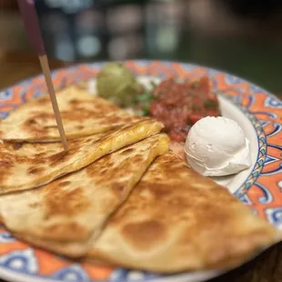 Chicken Quesadilla (no chicken)
