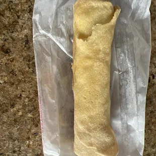 Spring roll- Undercooked