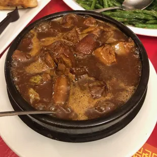 Red braised pork belly