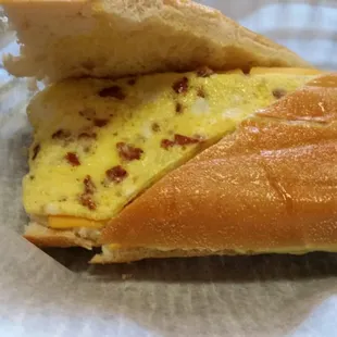 Bacon, egg &amp; swiss.