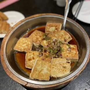 871. Pan Fried Bean Curd with Soy Sauce