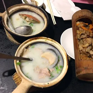 907. Rice Baked with Frog & Mushroom