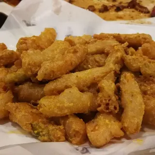 515. Fried Pumpkin Sticks with Salt & Pepper with Salted Egg Yolk Plate