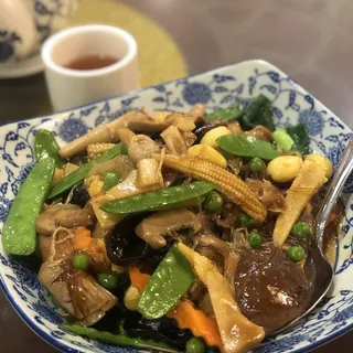 857. Assorted Vegetables & Vermicelli in Buddhist Style