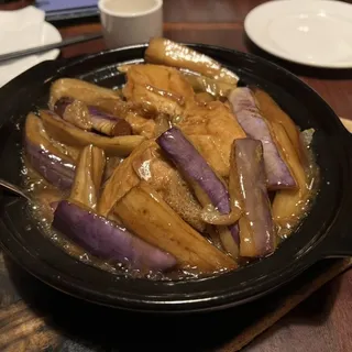 866. Eggplant & Bamboo Fungus with Bean Curd