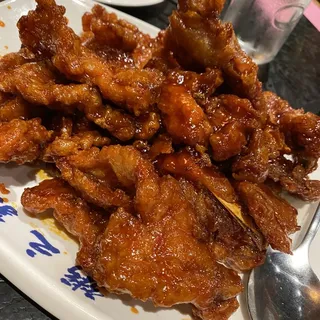 Pork chop in Peking style