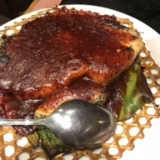 642. Steamed Chilean Sea Bass with Preserved Vegetable