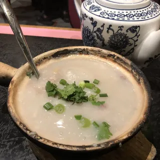 421. Beef & Sliced Fish Porridge