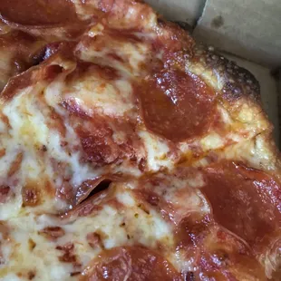 That perfection of browned cheese AND crust - boom baby!