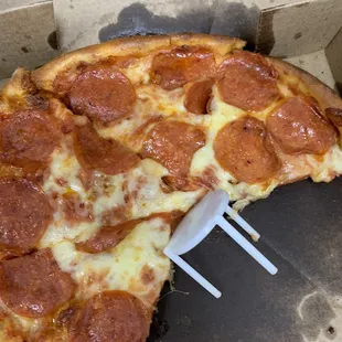 Pepperoni pizza