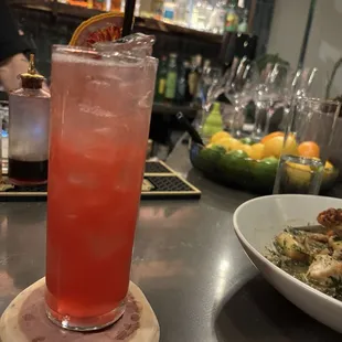 oysters and mussels, drink