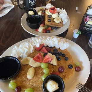 Pancakes and waffles