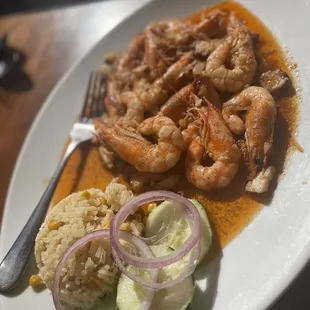 Camarones a La Pimienta