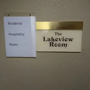 A great room with tons of free chow!