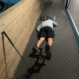 This guy must have golfed too hard.