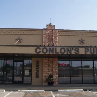 Front signage of building