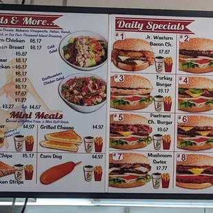 Salads and more, Daily Specials part one