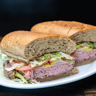 Hot Roast Beef, Cherry Peppers &amp; Provolone