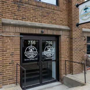 Entrance on Armstrong Ave