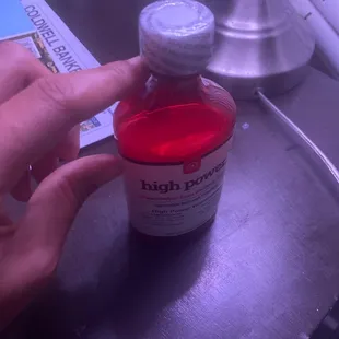 The sealed half empty bottle they charged me 37 dollars for.