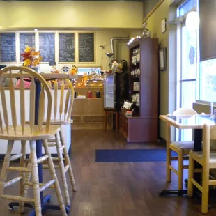 Inside seating