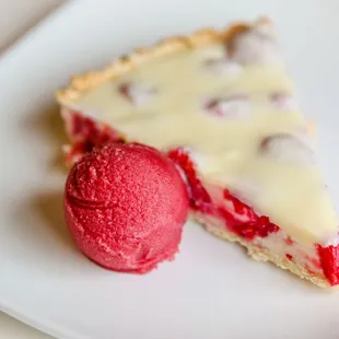 White Chocolate Raspberry Tart