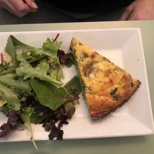 Frittata with side salad