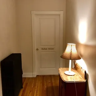 The Italian Room!