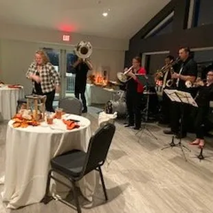 We hired a Brass Band &amp; the acoustics worked out great!