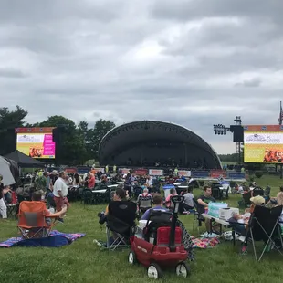 The view from our spot.