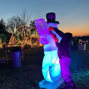 Conner Prairie during the holidays for A Merry Prairie Holiday