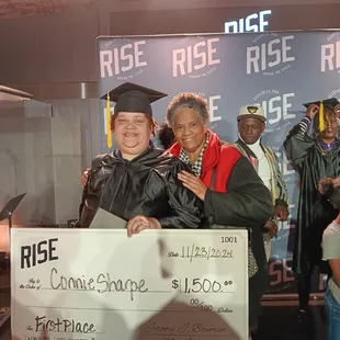 Business Pitch and Business Academy Graduation for Connie Joe's, LLC. WALKED AWAY WITH 1ST PLACE!! WOOHOO!!