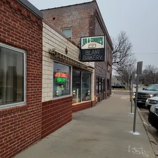 the outside of the building