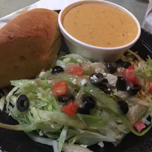 Soup and salad special drink included. Only $5.99! Cheaper and tastier than fast food.
