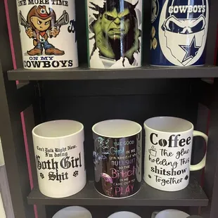 Custom mugs