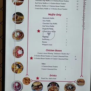 menu, sushi and sashimi