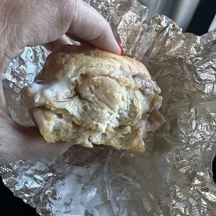 Fresh chicken biscuit