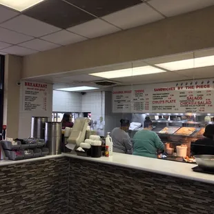 customers at the counter