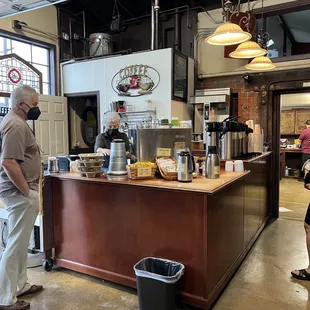 people in a coffee shop